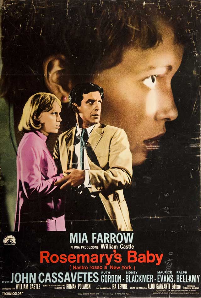 Итальянский плакат к фильму «Ребенок Розмари», постер из коллекции Музея кинематографии в Лодзи